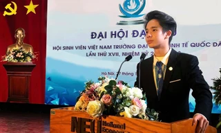 Nam sinh ĐH Kinh tế Quốc dân đạt giải thưởng Sao Tháng Giêng cấp Trung ương