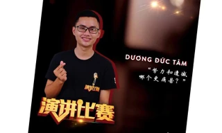 Nam sinh Thăng Long: Từ điểm lẹt đẹt đến MC/BTV Bản tin tiếng Trung