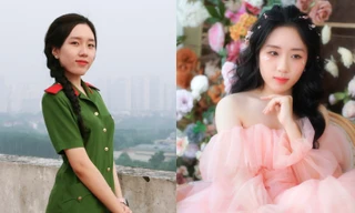 Ước mơ được khoác trên mình bộ cảnh phục xanh lá đầy tự hào của nữ sinh quê Hà Nam