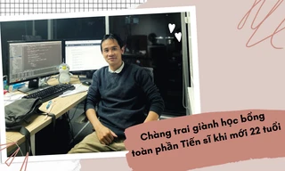 Chàng trai giành học bổng Tiến sĩ tại Anh khi mới 22 tuổi