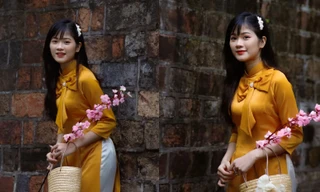 Đón Xuân cùng 'Nàng thơ áo dài' Nguyễn Thị Thu