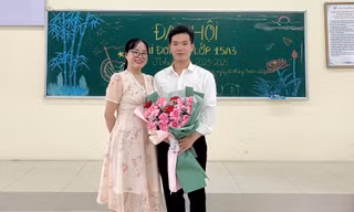 Nam sinh quê Hải Dương tự hào về ngôi trường luôn được thầy cô và bạn bè giúp đỡ