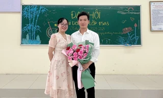 Nam sinh quê Hải Dương tự hào về ngôi trường luôn được thầy cô và bạn bè giúp đỡ