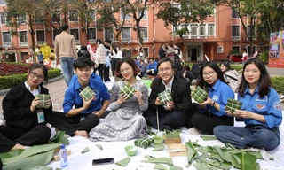 Chương trình 'Bánh chưng xanh 2023' tổ chức tại Trường Đại học Thủy lợi