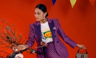 'Du Xuân 2000' qua bộ hình Tết cùng người mẫu Ánh Phạm