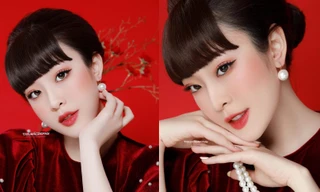 ‘Hot girl’ trường Ngoại thương rạng rỡ trong bộ ảnh chào Tết Nhâm Dần 2022