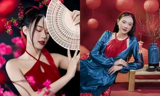 Nữ sinh Kinh tế Quốc dân mang ‘Sắc Tết’ rực rỡ chào đón năm mới