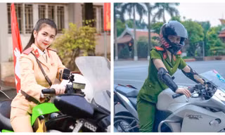 Nữ học viên trường Cảnh sát xinh đẹp với niềm đam mê Motor phân khối lớn 