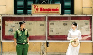 Mãn nhãn trước bộ ảnh cưới ‘Một thoáng Hà Nội xưa’ của cặp đôi 9X Sài Gòn