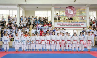 359 vận động viên tham gia Giải Vô địch Karate sinh viên các trường ĐH, HV và CĐ khu vực Hà Nội năm 2023