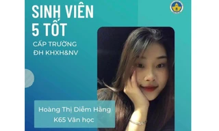 Nữ sinh Nhân Văn chuẩn 'Sinh viên 5 tốt'