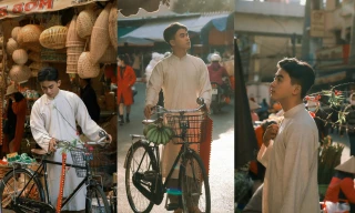 Mẫu ảnh Gen Z khai xuân với bộ ảnh phong cách Tân thời