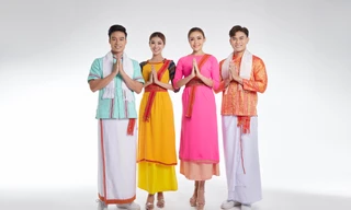 Đạt Kyo, Hữu Anh, Tường Vy, Thanh Nhi biến hóa đa sắc trong trang phục Chăm