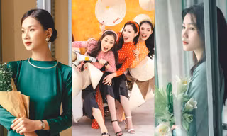 Giới trẻ 'đua nhau' chụp ảnh áo dài vào dịp cuối năm 