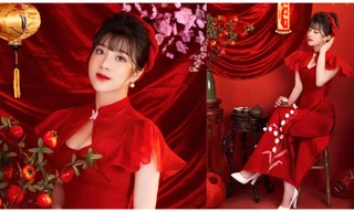 Thiếu nữ Yên Bái rực rỡ với bộ ảnh chào Xuân từ rất sớm