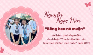 'Bông hoa nở muộn' với hành trình chạm đến danh hiệu 'Thanh niên tiên tiến làm theo lời Bác toàn quốc' năm 2025