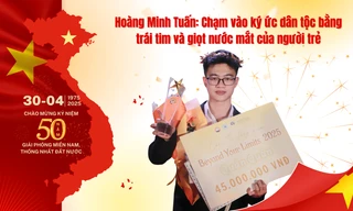 Hoàng Minh Tuấn: Chạm vào ký ức dân tộc bằng trái tim và giọt nước mắt của người trẻ