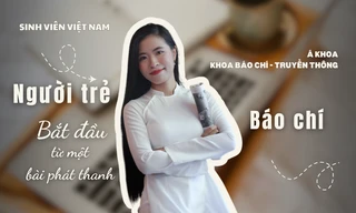 Nghề báo của mình bắt đầu từ một bài phát thanh nhỏ