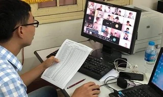 Thầy và trò trường ĐH Thủy lợi nỗ lực trong lần đầu tổ chức thi kết thúc học kỳ trực tuyến