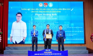 Hành trình cống hiến vì công tác Đoàn của nam sinh Học viện Tài chính