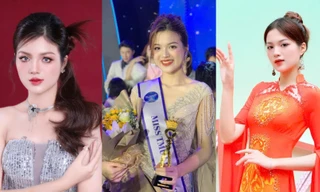 Trần Minh Thu quê Kon Tum trở thành Hoa khôi trường Thương mại ngay từ năm thứ nhất