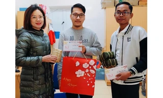 Ấm áp trước ngày cận Tết cổ truyền Việt Nam của lưu học sinh Campuchia tại Trường Đại học Thủy lợi