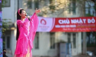 Á quân Sao Mai 2022 An Thu An đem tiếng hát truyền cảm hứng tới 'Chủ Nhật Đỏ' lần thứ 17