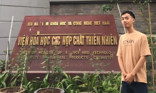 Cựu sinh viên ngành Kỹ thuật Hóa học Trường Đại học Thủy lợi đam mê nghiên cứu khoa học