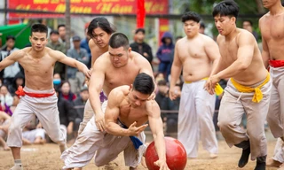 Sức trẻ mùa xuân qua Hội Vật cầu làng Thuý Lĩnh