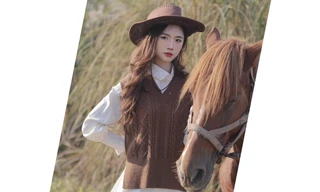 Nữ sinh 2K hóa thân ‘nàng cao bồi’ quyến rũ