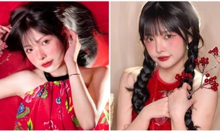 TikToker Kiều Thanh gây 'đốn tim' bởi 2 concept chụp ảnh Tết tại gia