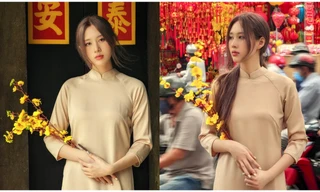 Chụp bộ ảnh Tết nhân dịp đi công tác, thiếu nữ Buôn Ma Thuột khiến netizen ‘mất ngủ’