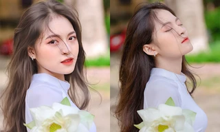 Hoa khôi trường Y sở hữu vẻ đẹp ngọt ngào 'gây thương nhớ' trong tà áo dài