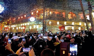 Phố đi bộ tại Mộc Châu, điểm du xuân mới lạ hấp dẫn giới trẻ