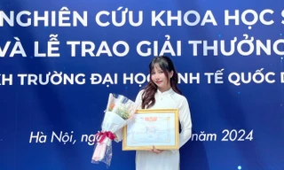 Nữ sinh NEU và hành trình chinh phục nghiên cứu khoa học: Điều quan trọng là không từ bỏ
