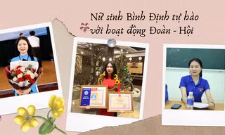Nữ sinh Bình Định tự hào với hoạt động Đoàn - Hội là Sinh viên 5 tốt cấp Trung ương