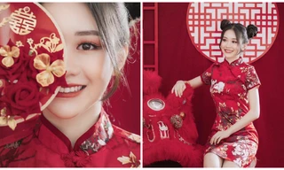 Mê mẩn với sắc đỏ trong bộ ảnh Trung Thu của 'ngọc nữ' Hà Tĩnh – Anh Thư