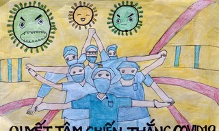 Nhìn lại những mảng màu lạc quan qua từng nét vẽ của các chiến binh nhí