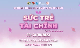 Lan tỏa thông điệp nhân ái qua chương trình hiến máu: Sức Trẻ Tài Chính - Tuổi Trẻ Tôi Sẵn Sàng