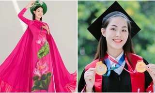 Á hậu 2 Cuộc thi Hoa hậu Áo dài Việt Nam 2022 tốt nghiệp Trường Đại học Ngoại thương với tấm bằng Giỏi 