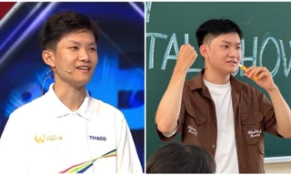 Nam sinh Đắk Lắk từng là Á quân Olympia trở lại trường xưa chia sẻ kinh nghiệm cho học sinh cuối cấp