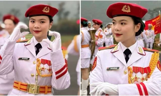 Bông hồng biên cương Hiền Ngân và niềm kiêu hãnh sải bước trong ngày hội non sông