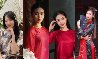 Các hoa khôi gửi lời chúc Tết Giáp Thìn tới độc giả Sinh Viên Việt Nam 