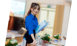 Nữ thủ lĩnh sinh viên xinh đẹp trường Sư phạm Hà Nội 2 cùng 'bảng thành tích vàng'