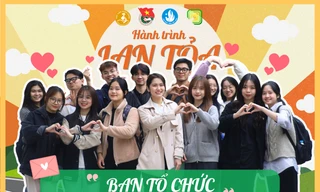 'Hành trình lan tỏa' - Hoạt động hưởng ứng Tháng Thanh niên của sinh viên Học viện Ngân hàng