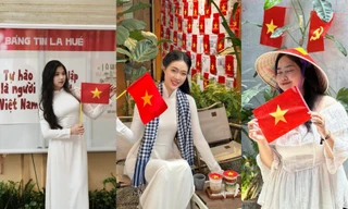 Giới trẻ thành phố Huế nô nức check-in tại những quán cà phê rực rỡ sắc đỏ