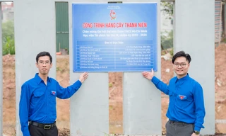 Lễ gắn biển công trình Thanh niên Học viện Tài chính - Xung kích và sáng tạo 