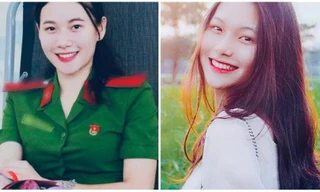 Nữ sinh Học viện Cảnh sát với tình yêu bộ quân phục màu xanh lá