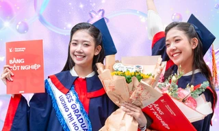 Á hậu Hoa Đan tốt nghiệp cử nhân: ‘Có danh hiệu khiến tôi coi trọng hơn việc học’