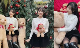 Hoa khôi Tài sắc Việt Nam 2024 lan tỏa thông điệp ‘Noel hạnh phúc’ trong bộ ảnh năm nay